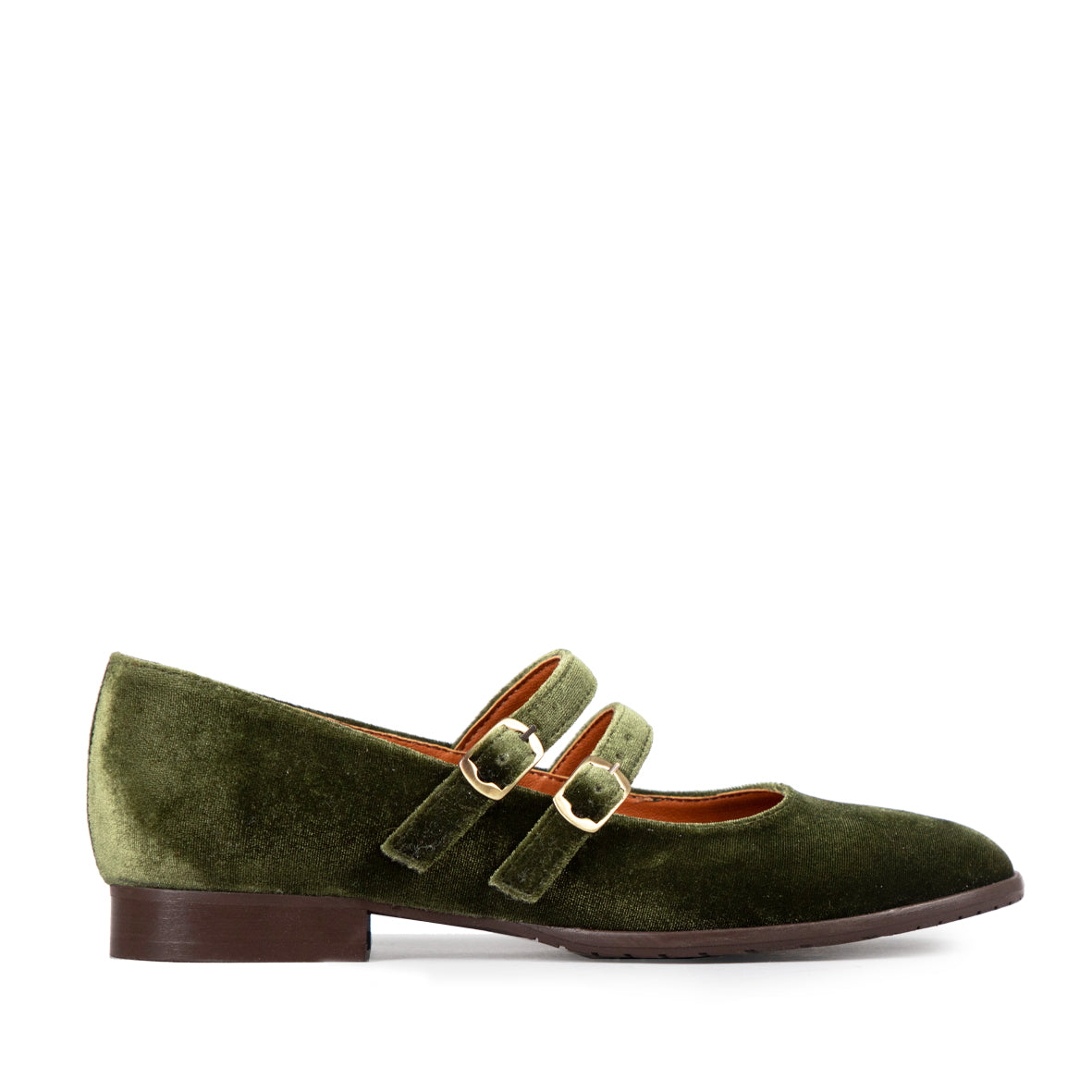 Green velvet mary janes online