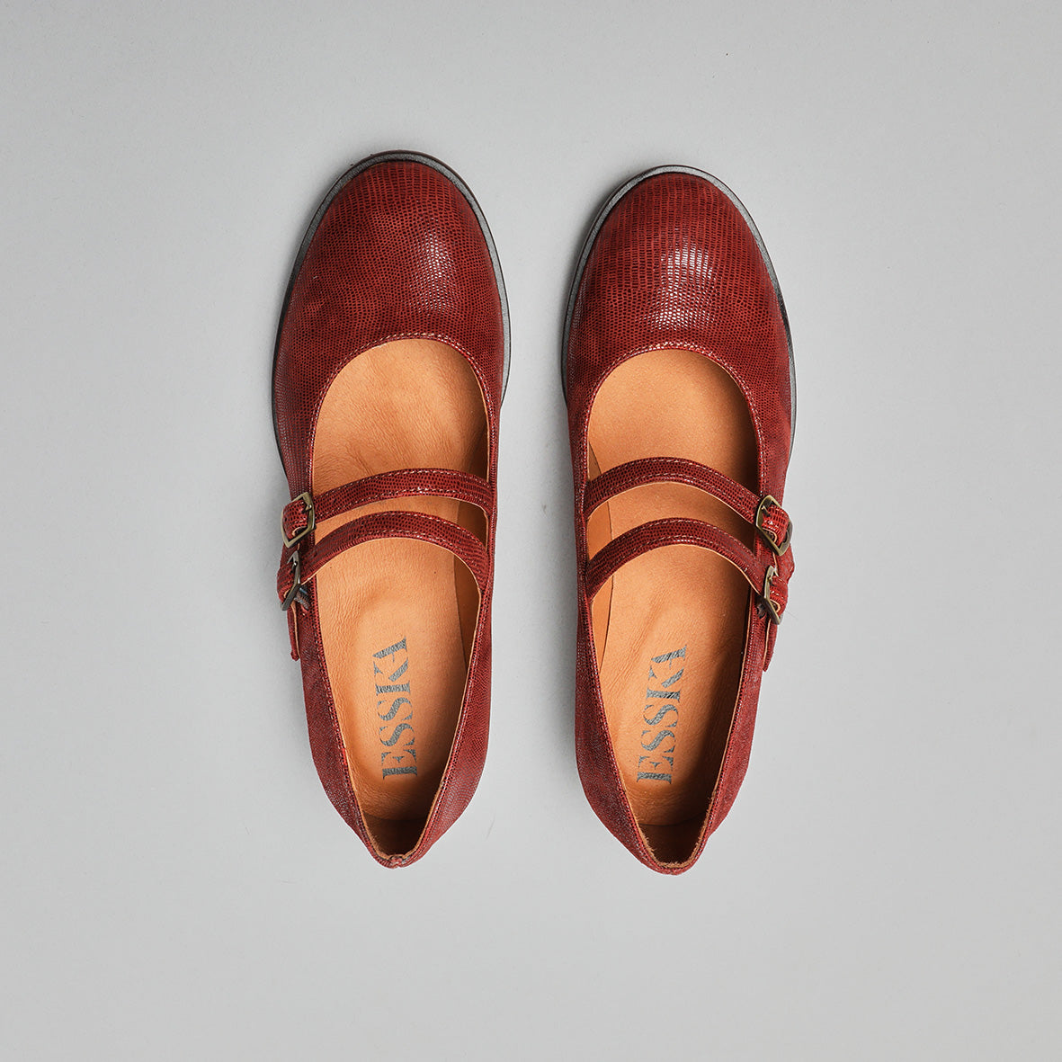 Anya Brick Flat Shoe by Esska Shoes Ltd