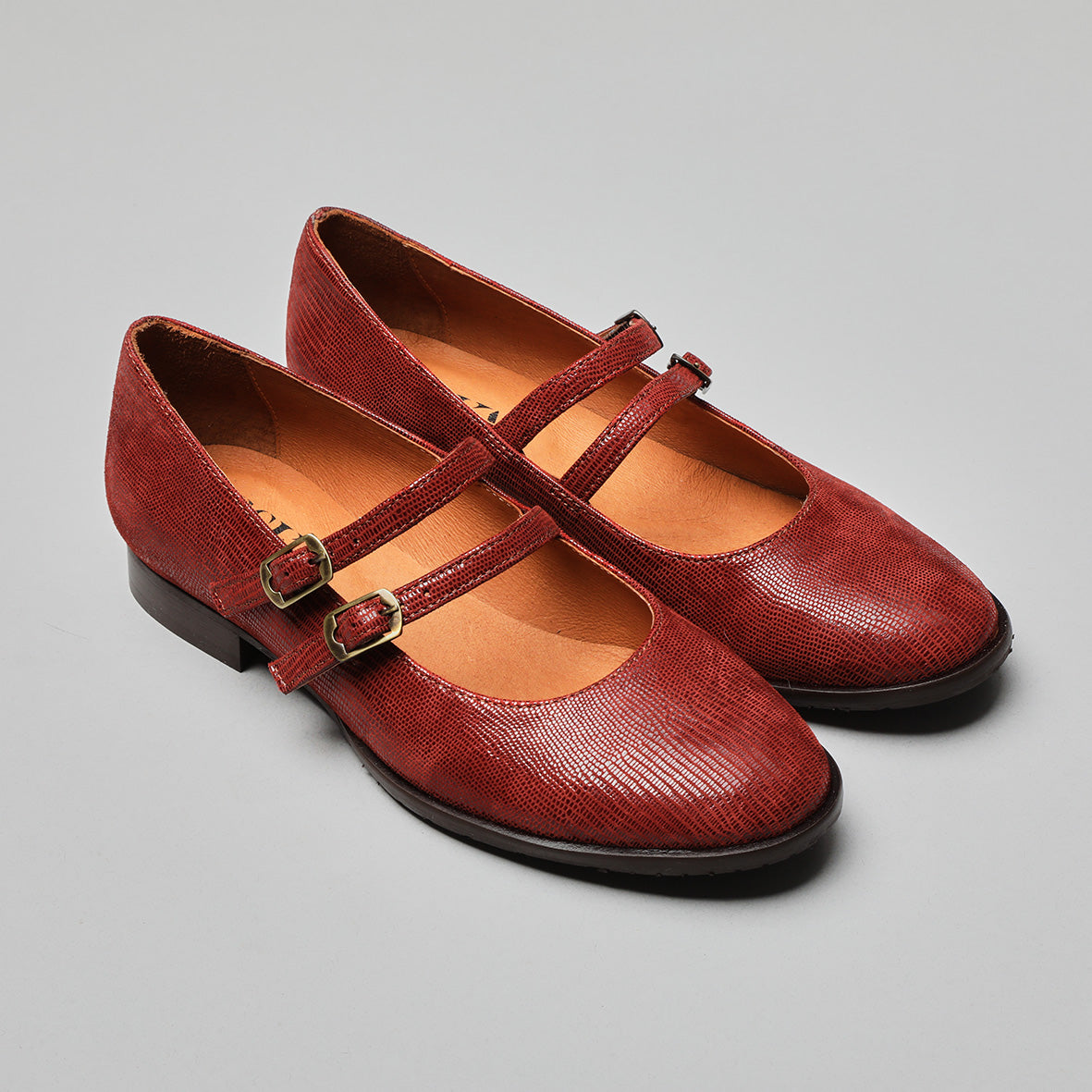 Anya Brick Flat Shoe by Esska Shoes Ltd