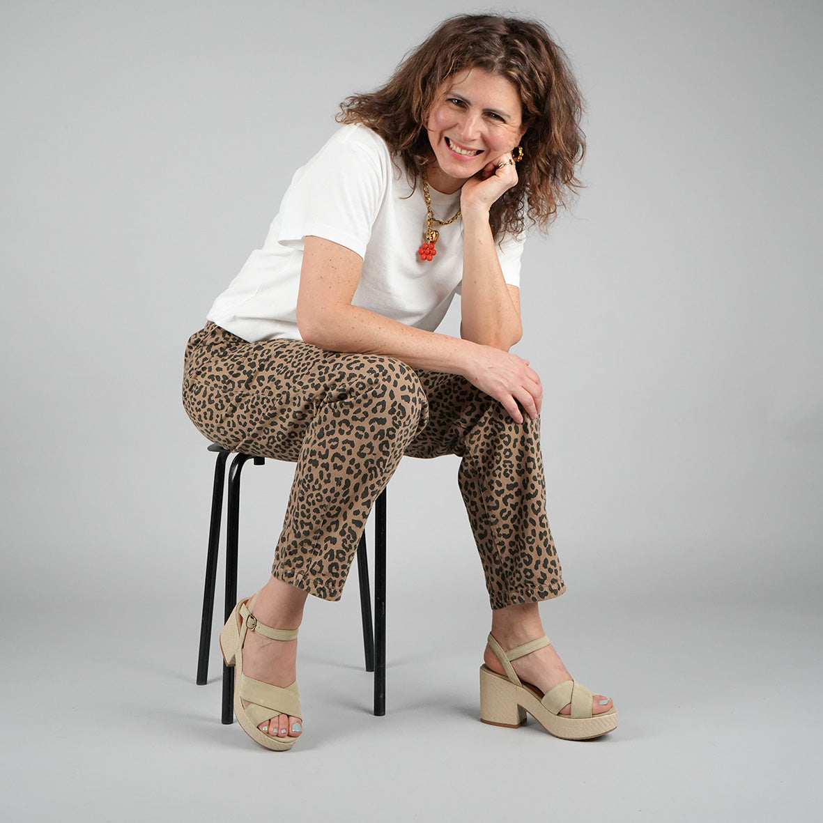 Becca Stone Mid Sandal by Esska