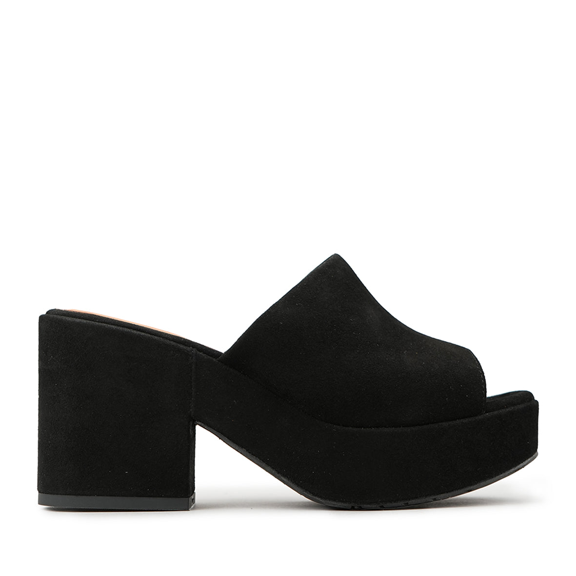 Bella Black Mid Sandal by Esska