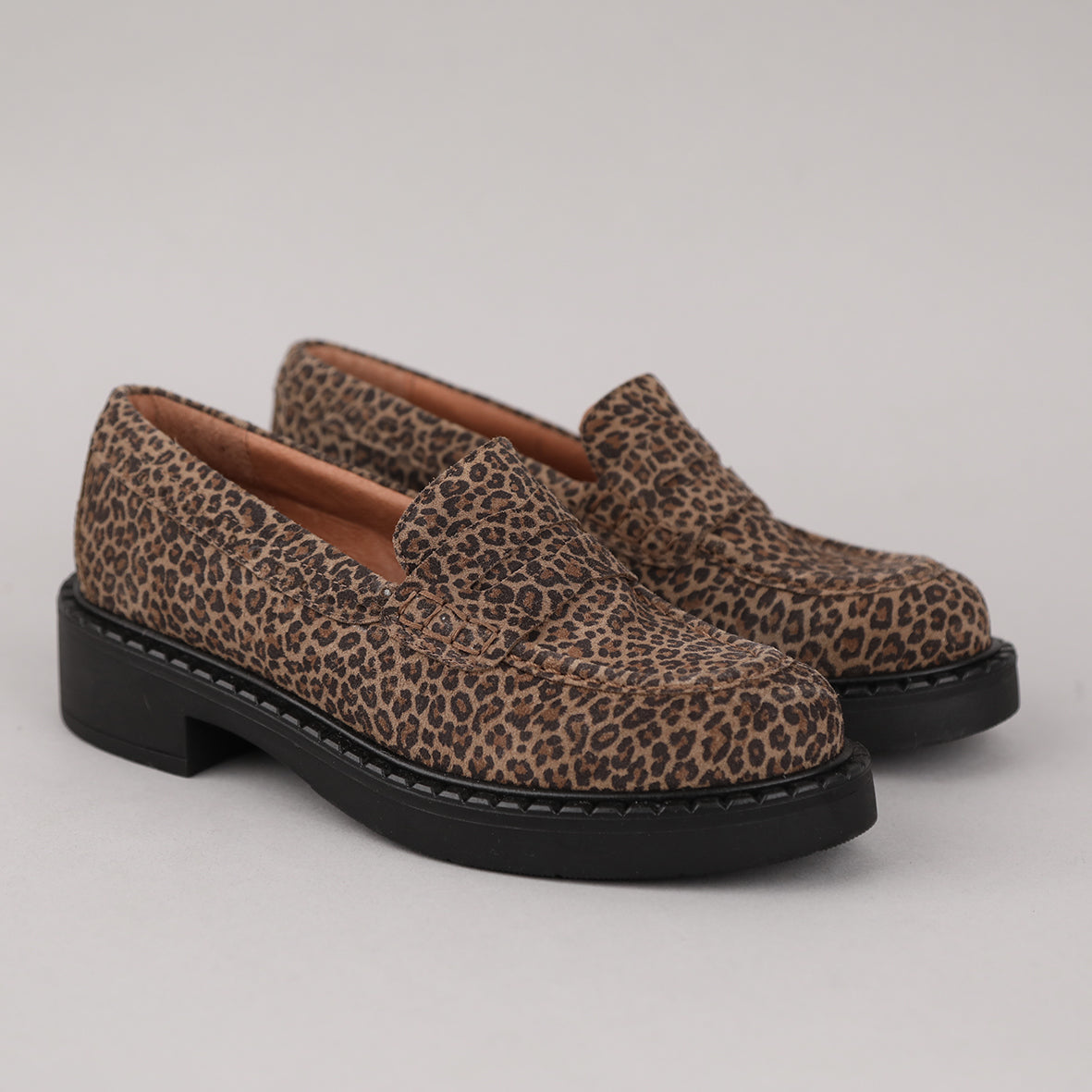 Ben Leopard Baby Flat Shoe by Esska Shoes Ltd
