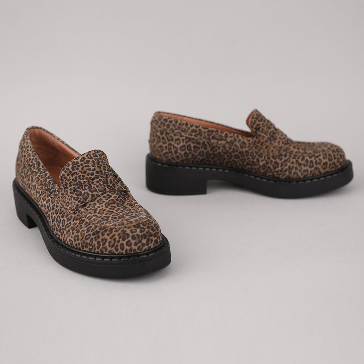 Ben Leopard Baby Flat Shoe by Esska Shoes Ltd