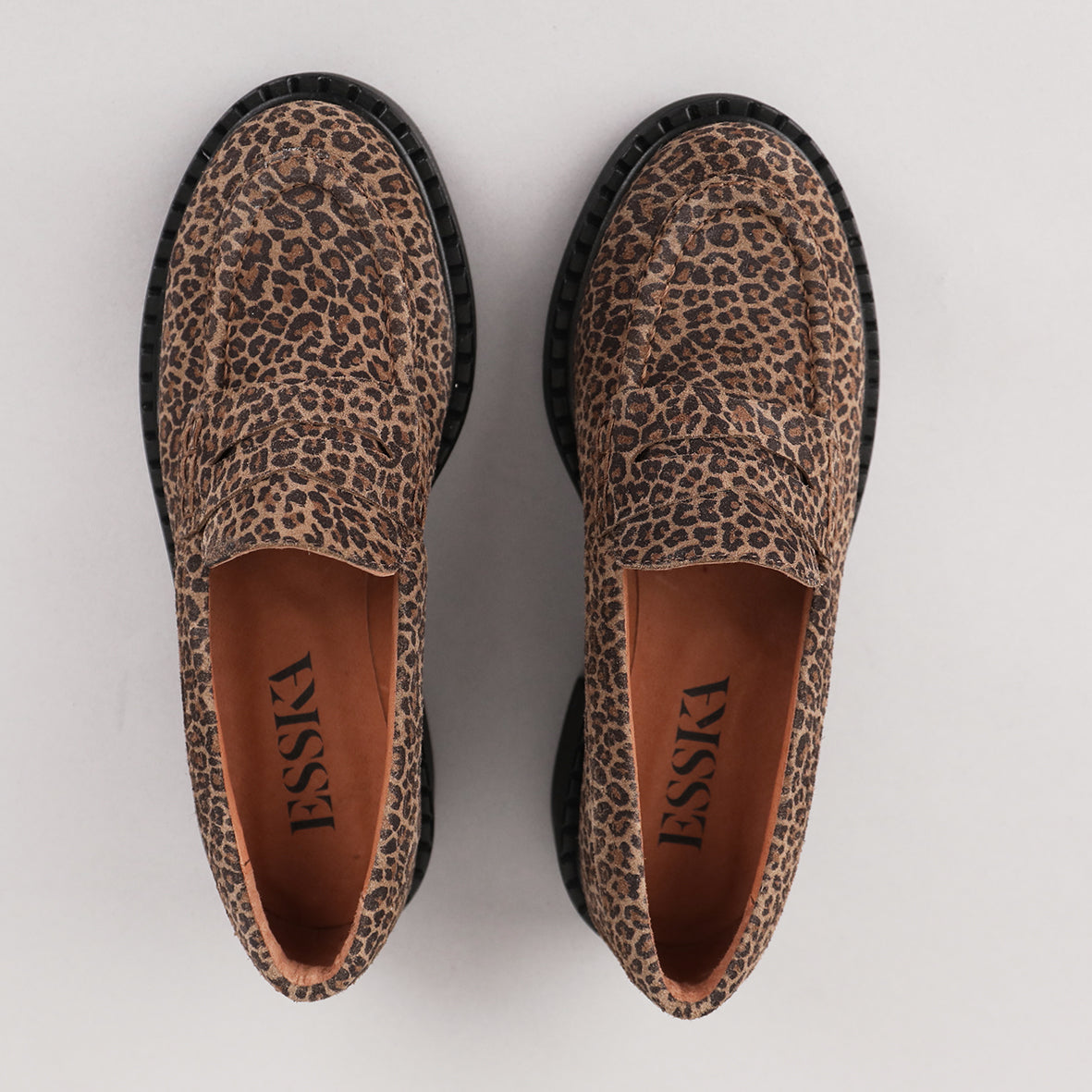 Ben Leopard Baby Flat Shoe by Esska Shoes Ltd