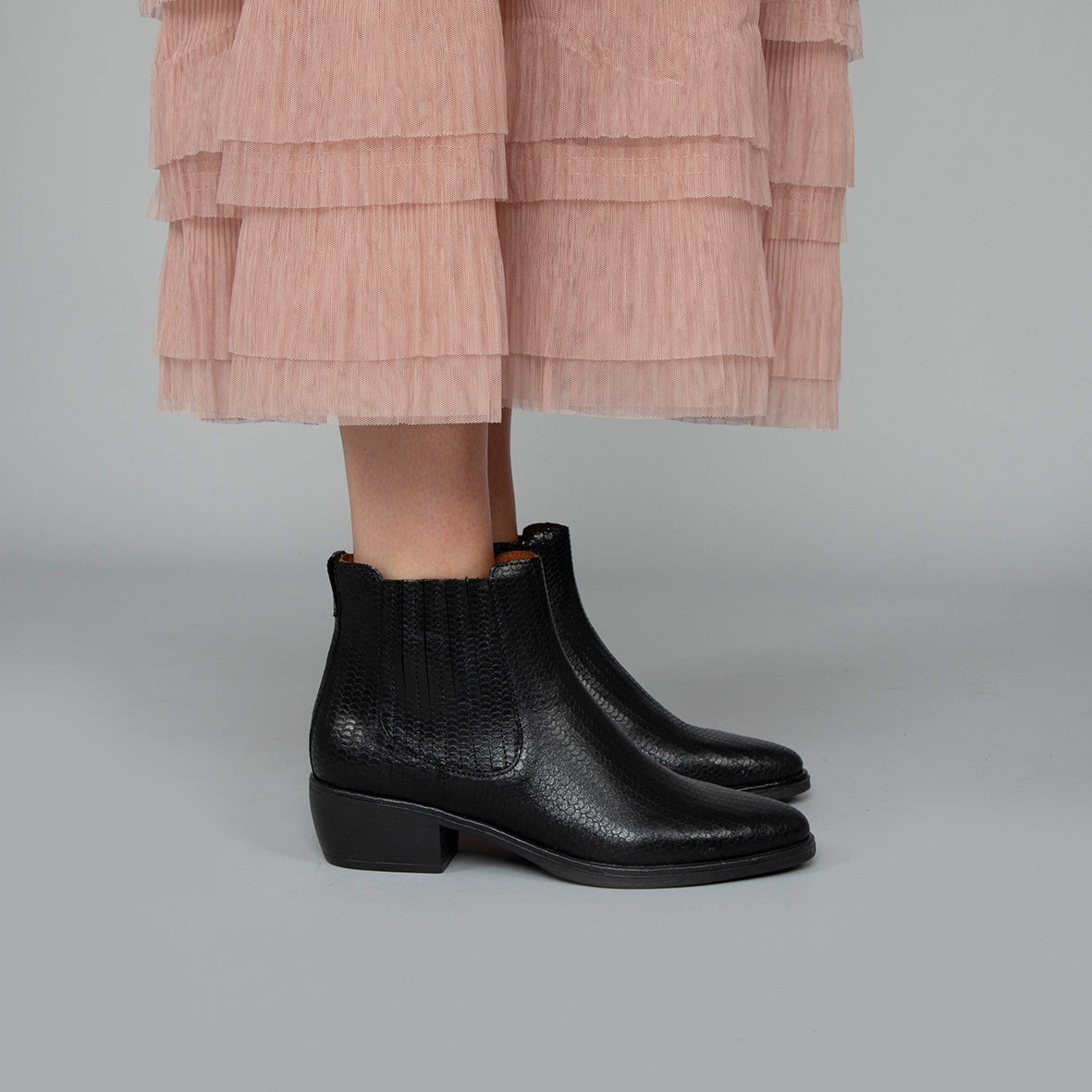 Bettina Black Low Boot by Esska