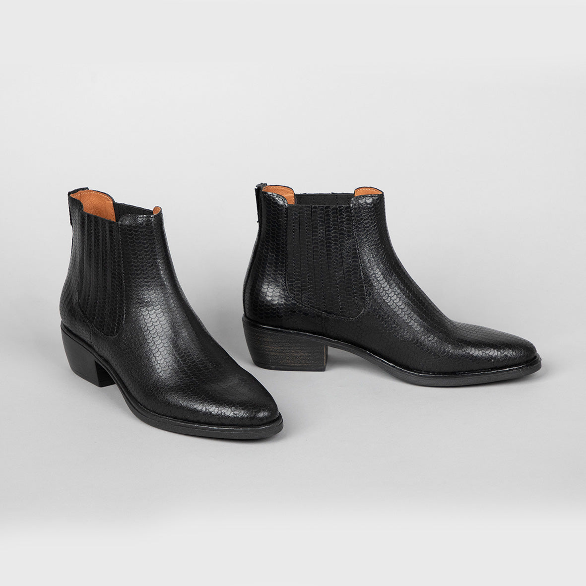 Bettina Black Low Boot by Esska