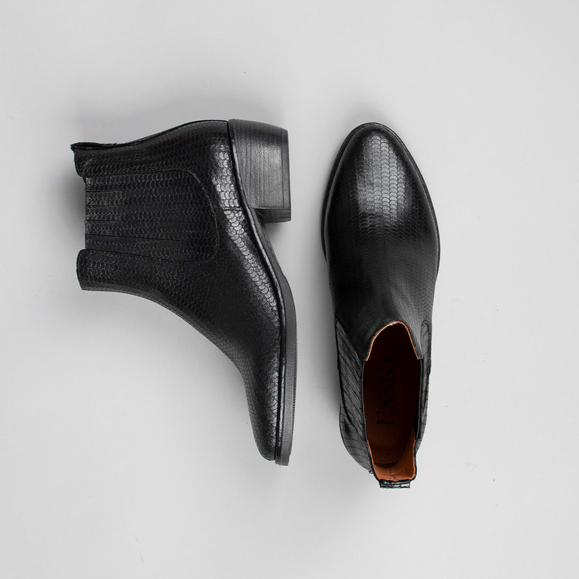 Bettina Black Low Boot by Esska