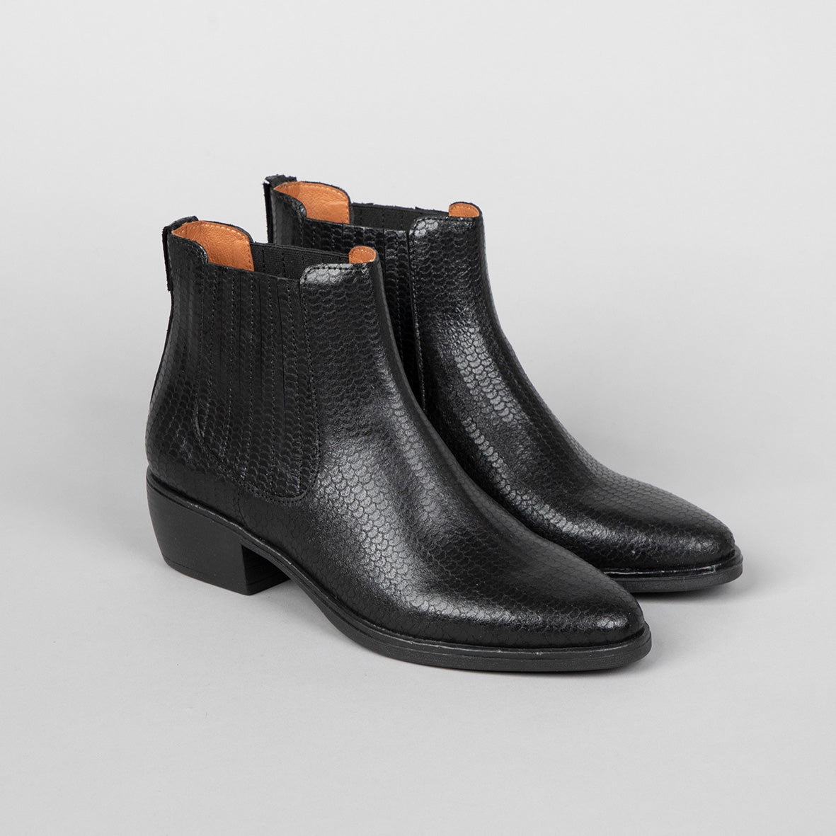 Bettina Black Low Boot by Esska