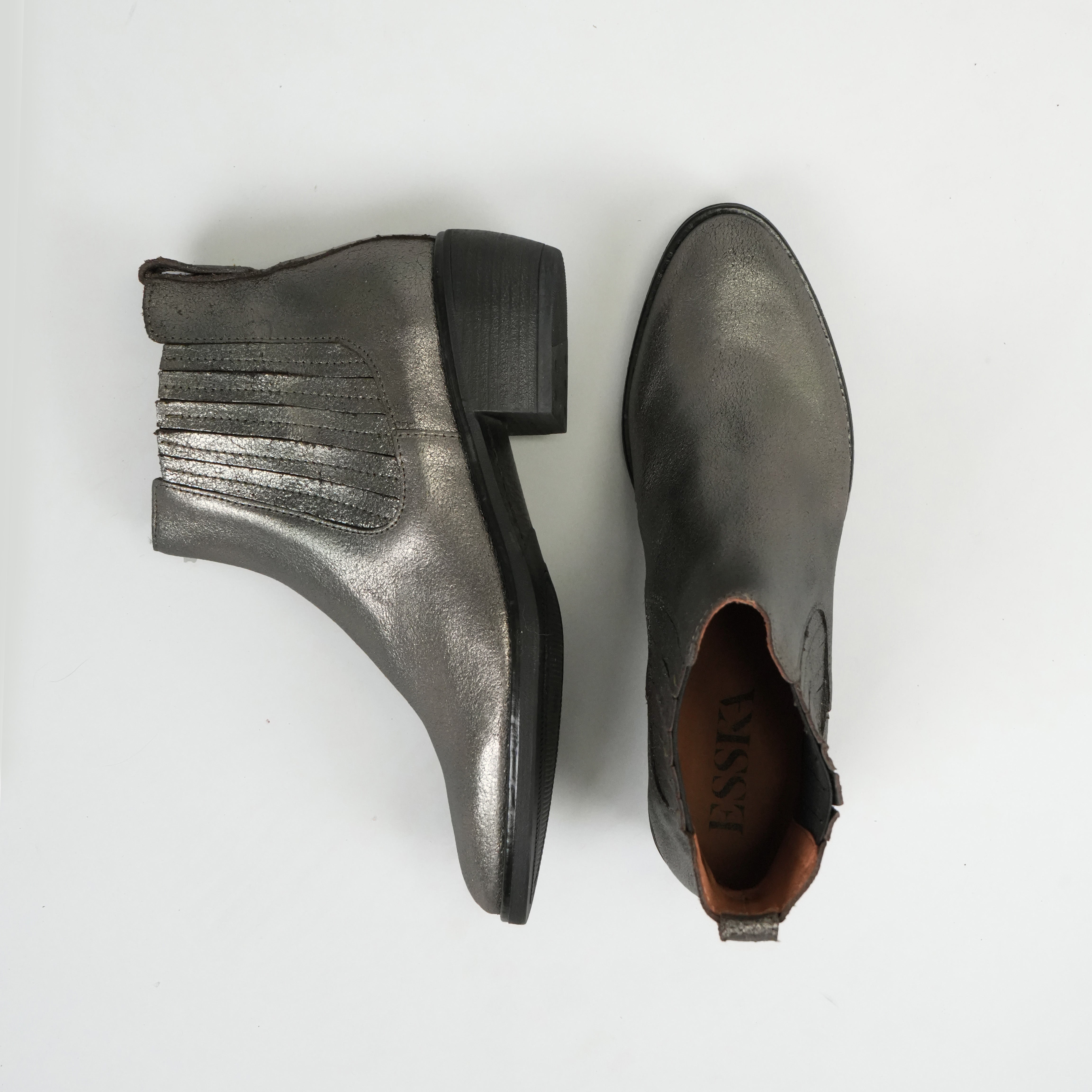 Bettina Gunmetal Low Boot by Esska