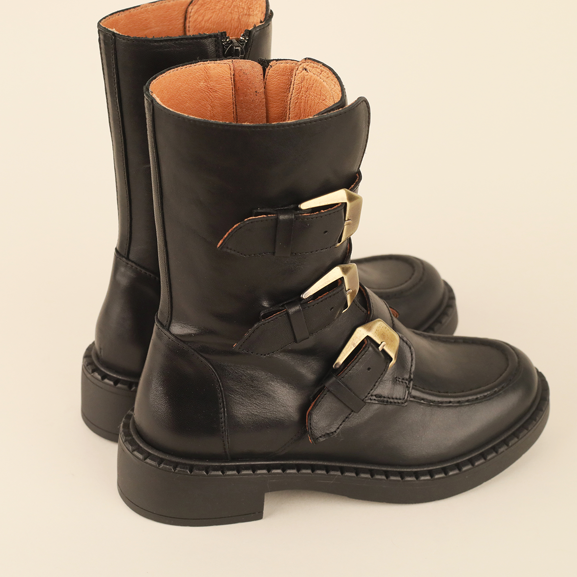 Birdie Black Flat Boot by Esska Shoes Ltd