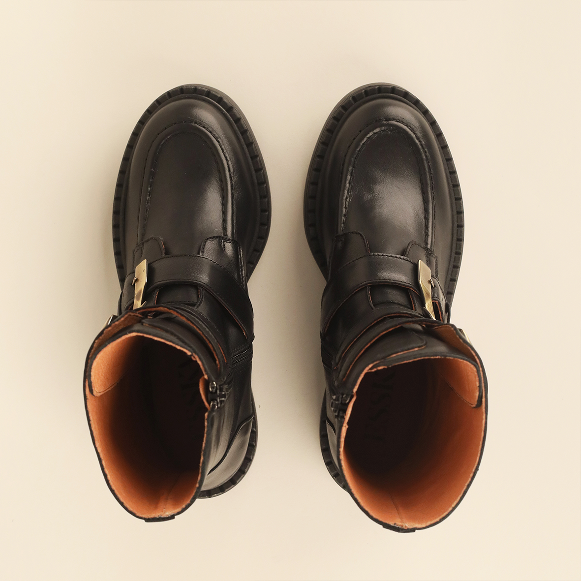 Birdie Black Flat Boot by Esska Shoes Ltd