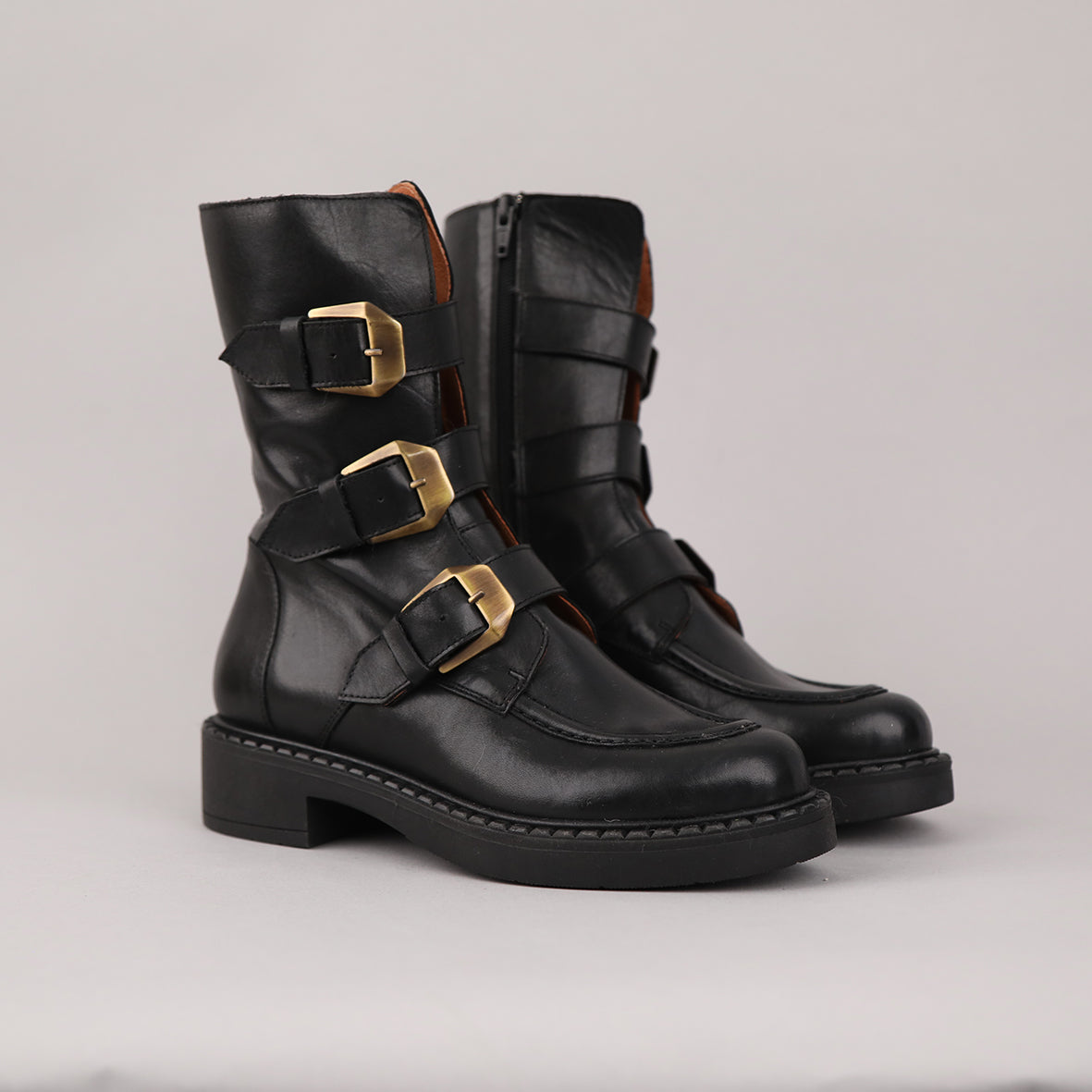 Birdie Black Flat Boot by Esska Shoes Ltd