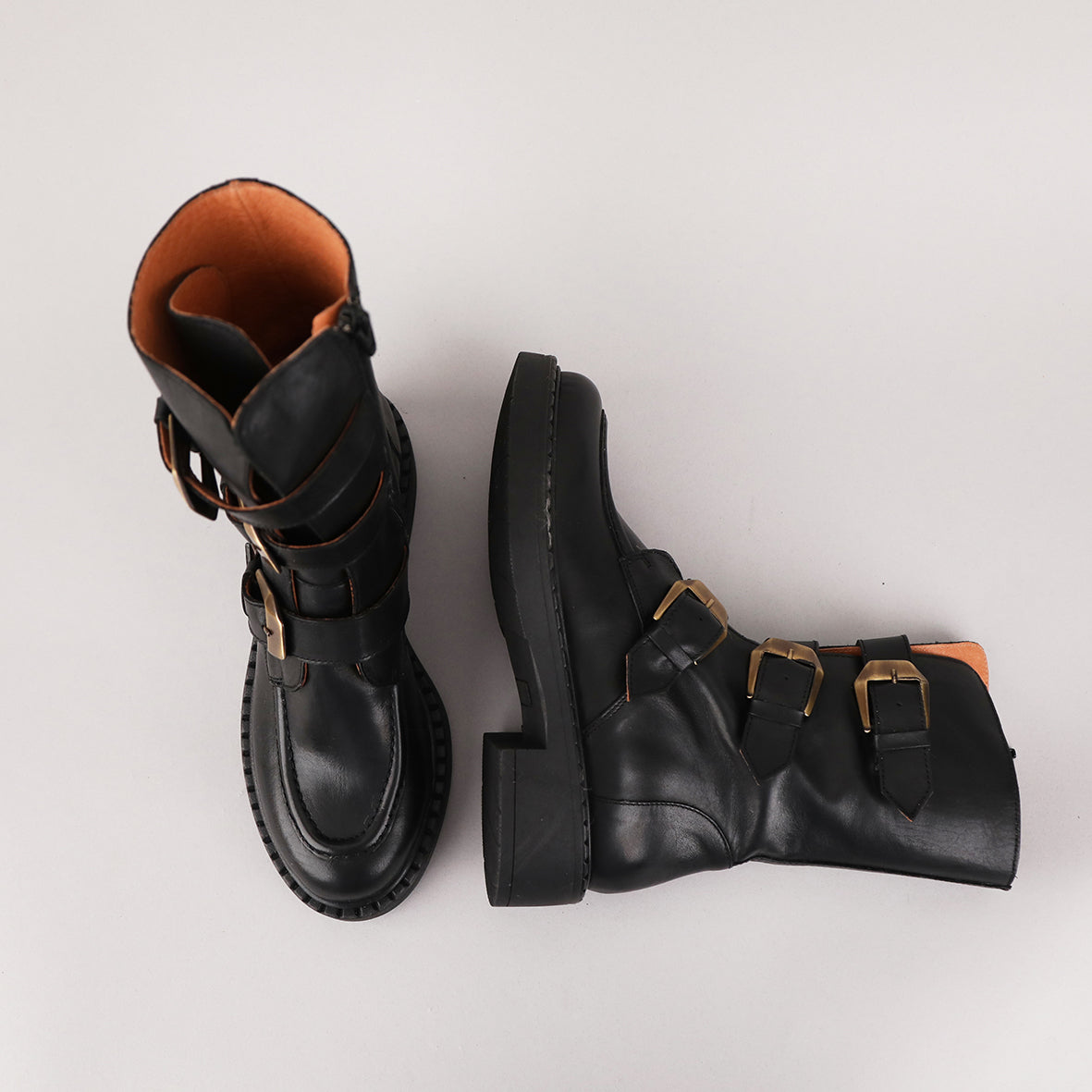 Birdie Black Flat Boot by Esska Shoes Ltd