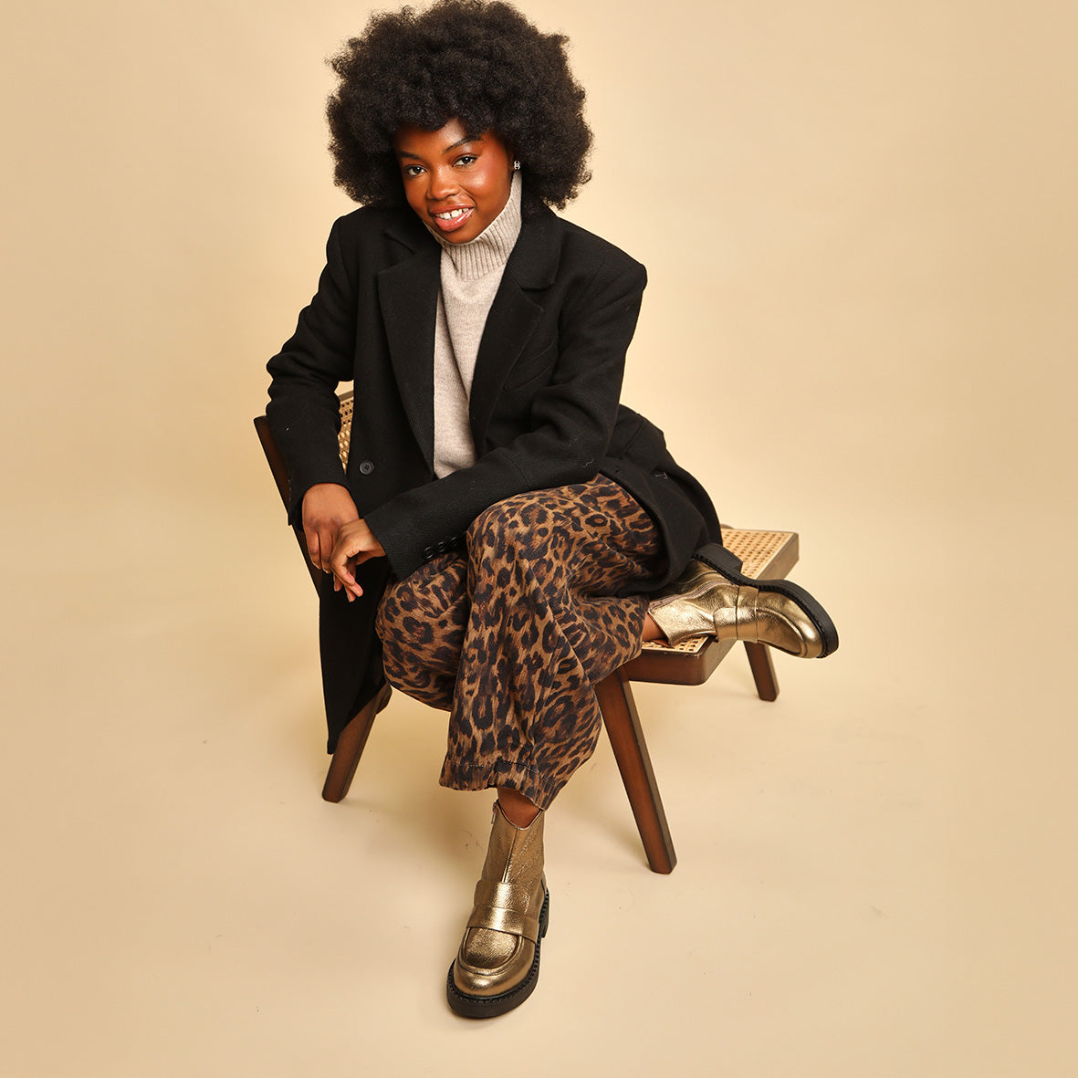 Bista Metallic Mercury Flat Boot by Esska Shoes Ltd