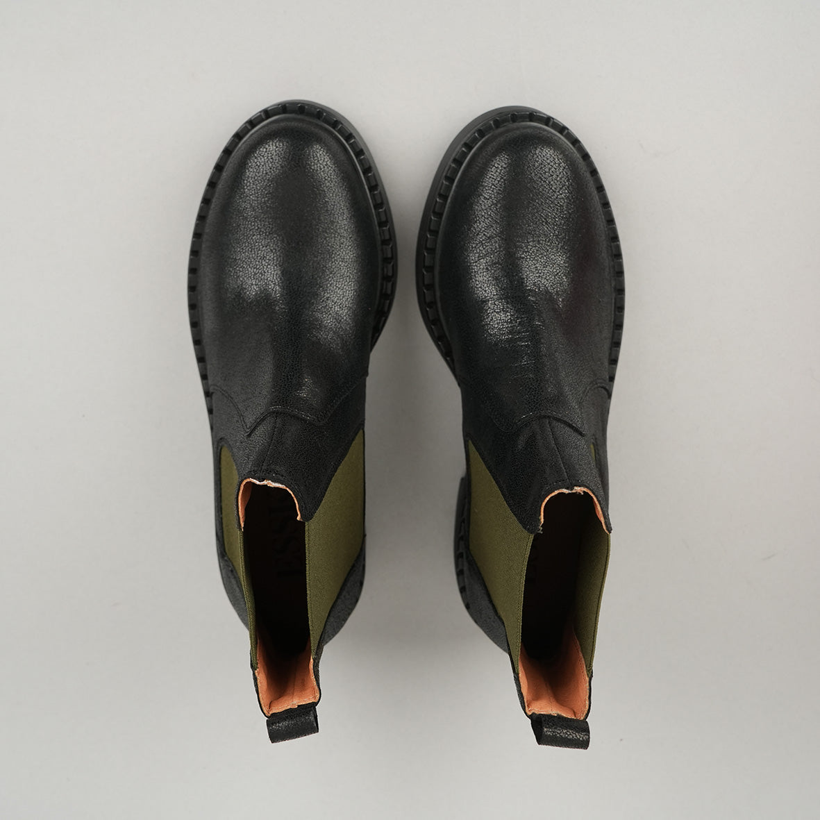 Bora Vegan Black Flat Boot by Esska