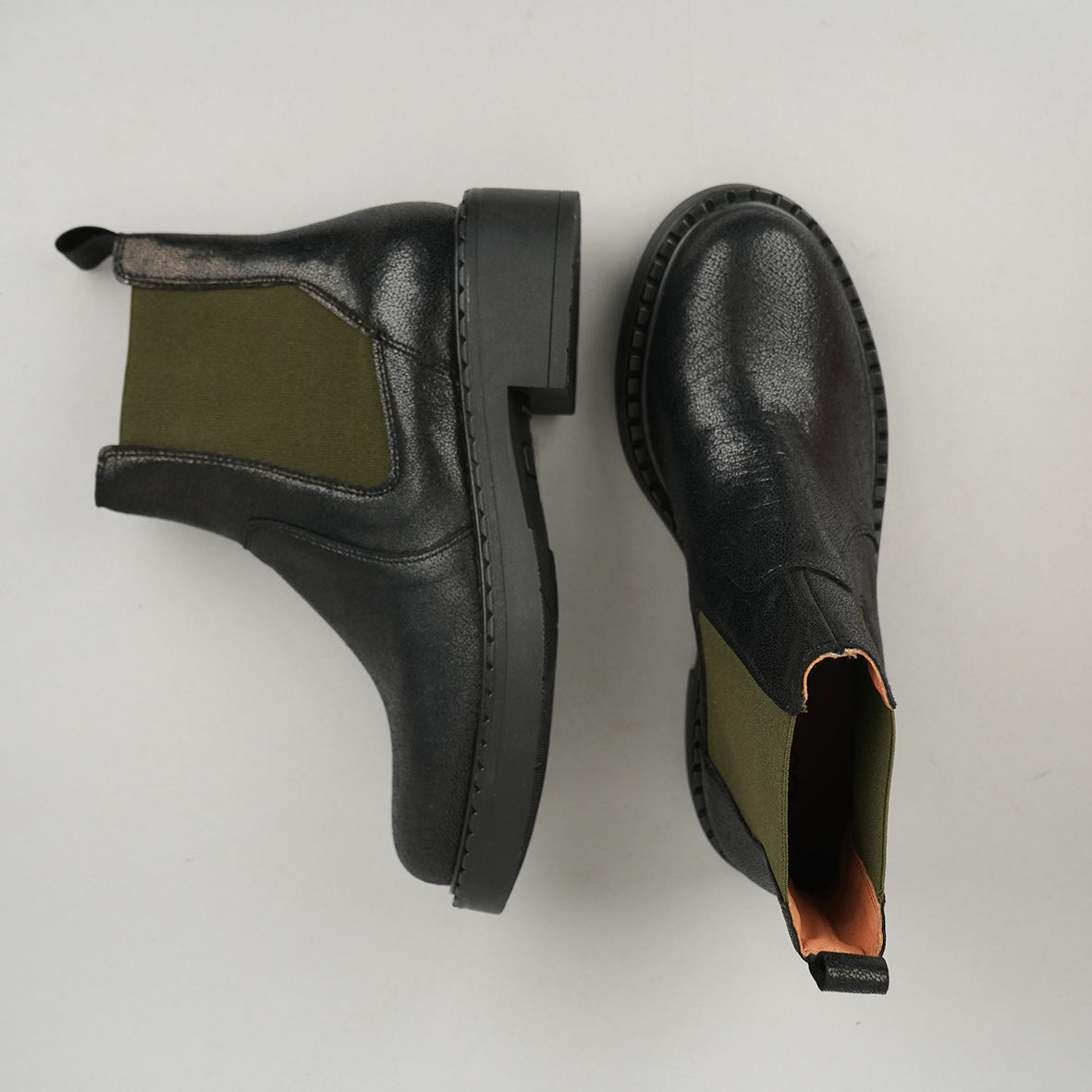 Bora Vegan Black Flat Boot by Esska