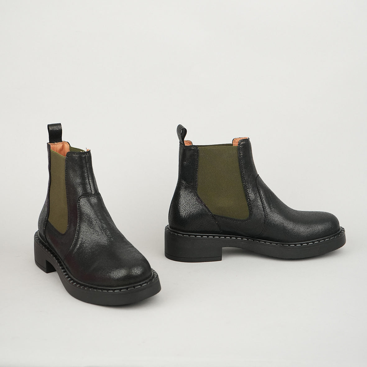 Bora Vegan Black Flat Boot by Esska