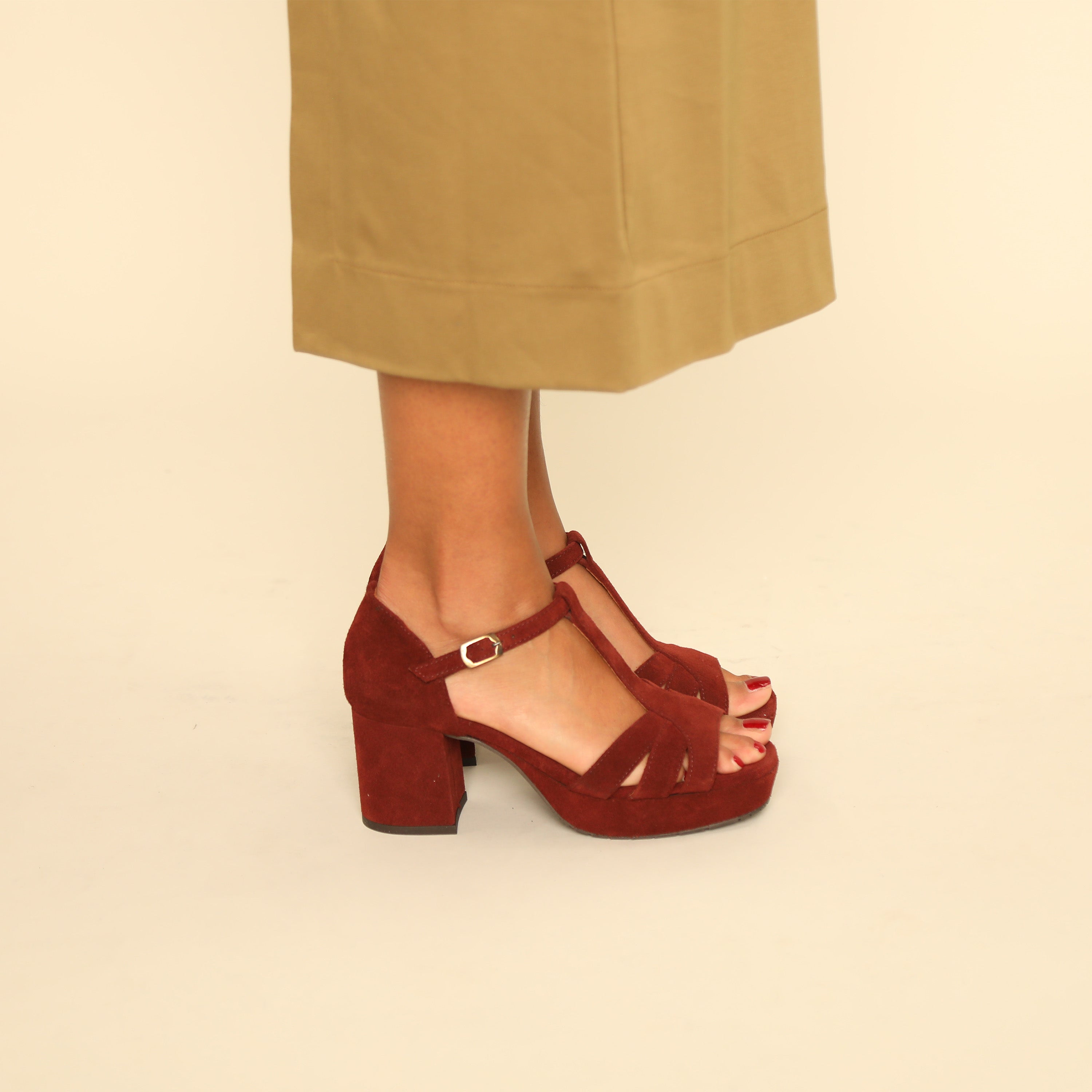 Cam Rust Mid Sandal by Esska