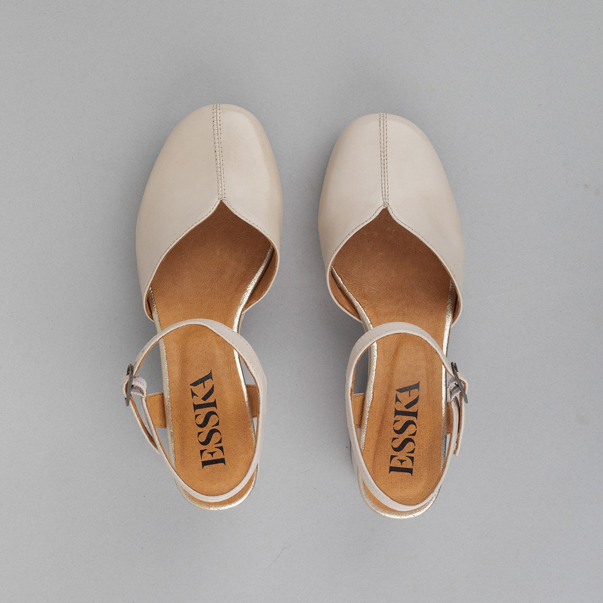 Carol WIDE Stone Mid Shoe by Esska