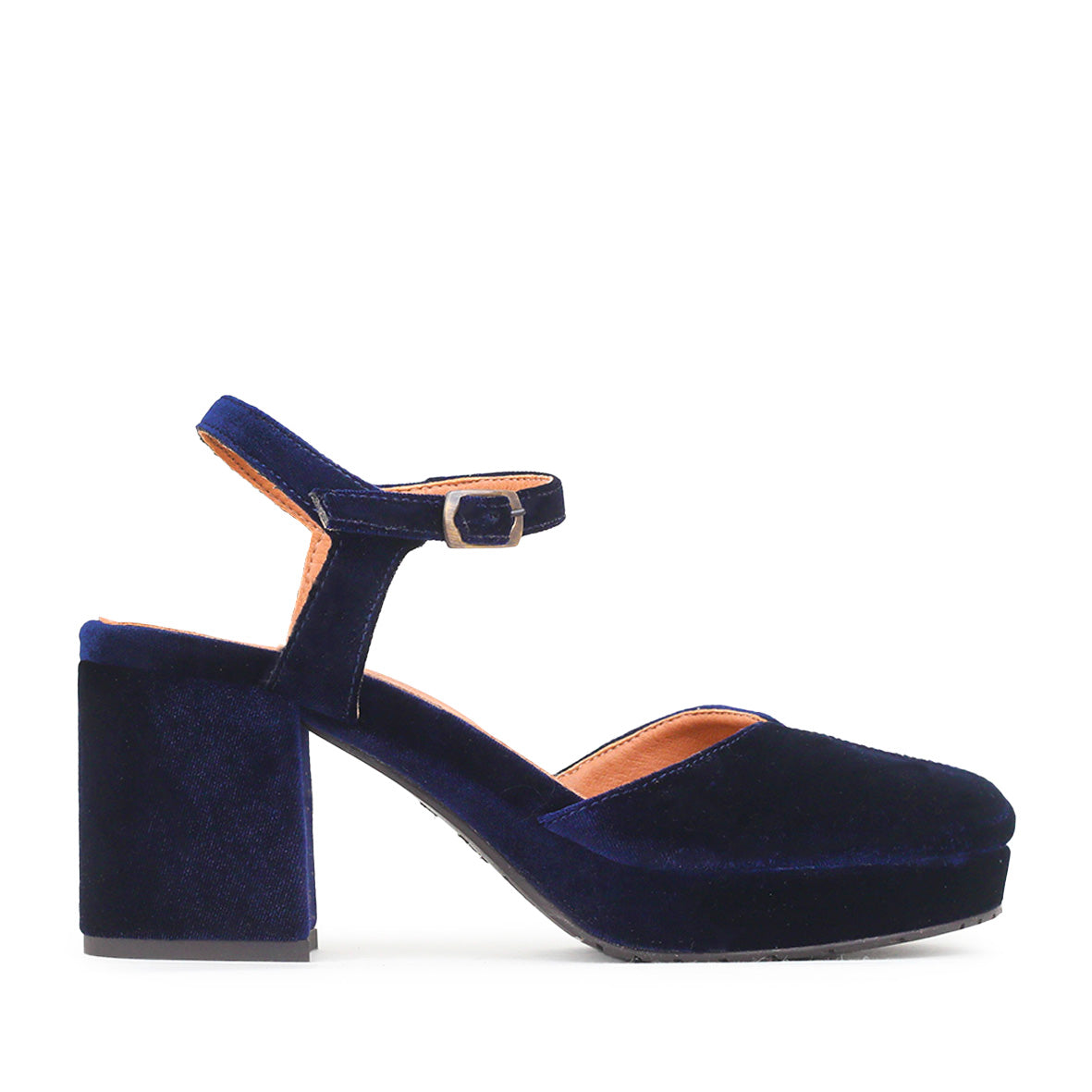 Carol WIDE Velvet Navy
