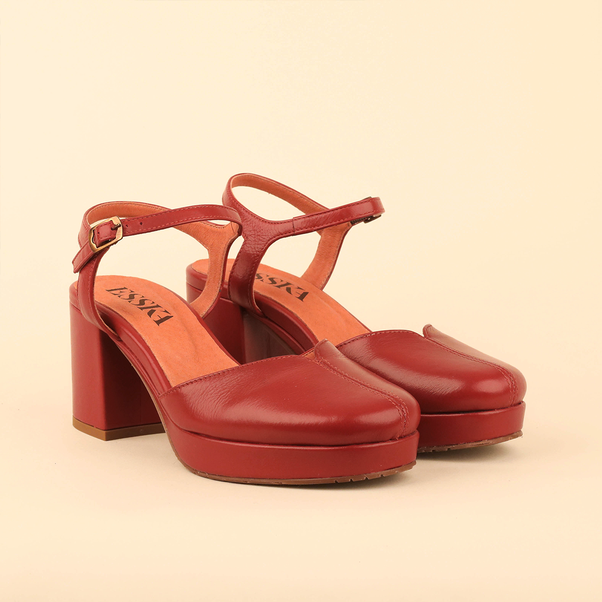 Carol Rosewood Mid Shoe by Esska