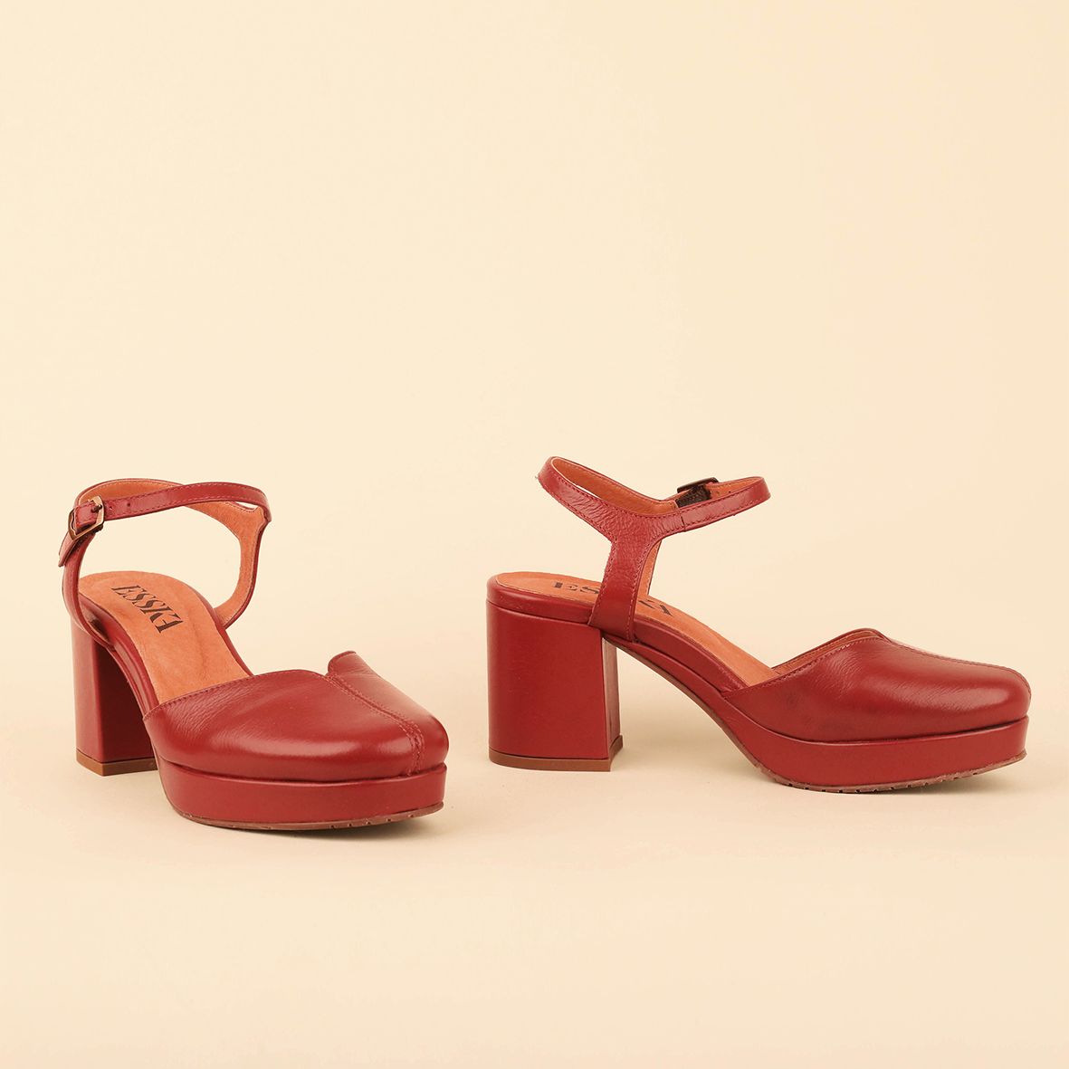 Carol Rosewood Mid Shoe by Esska