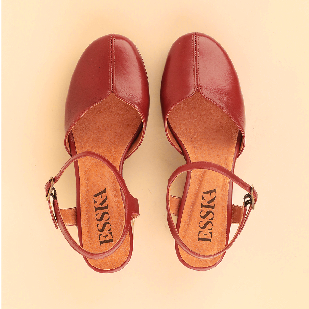 Carol Rosewood Mid Shoe by Esska