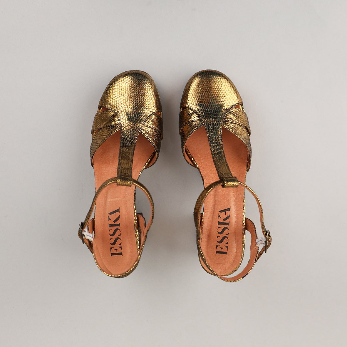 Celeste Gold Neptune Mid Shoe by Esska Shoes Ltd