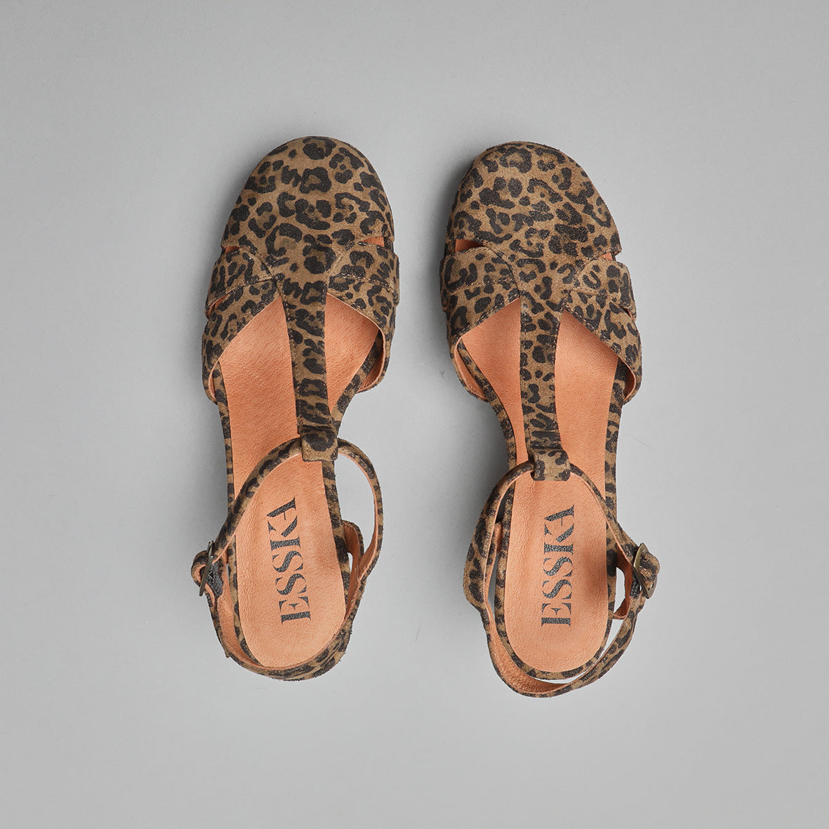 Celeste Leopard Mid Shoe by Esska Shoes Ltd