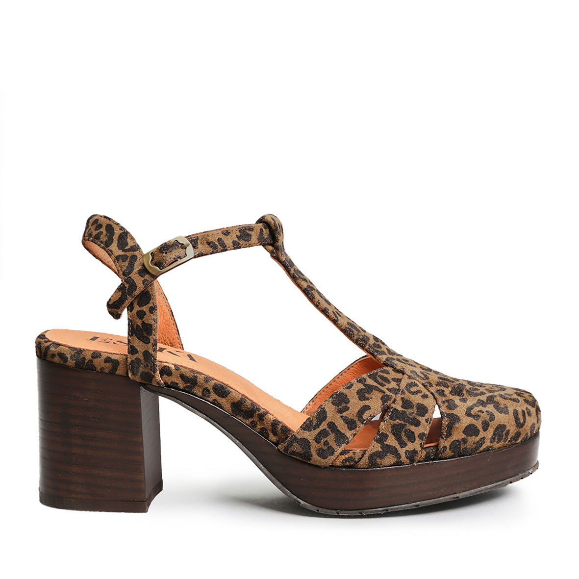 Celeste Leopard Mid Shoe by Esska Shoes Ltd