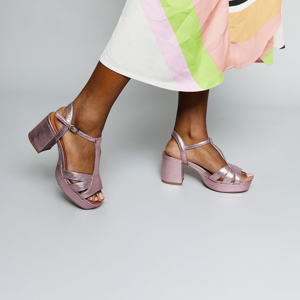 Charlie Metallic Pink