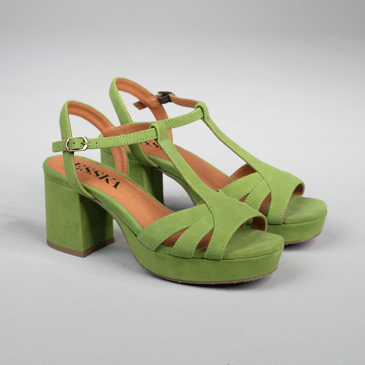 Charlie Moss Mid Sandal by Esska