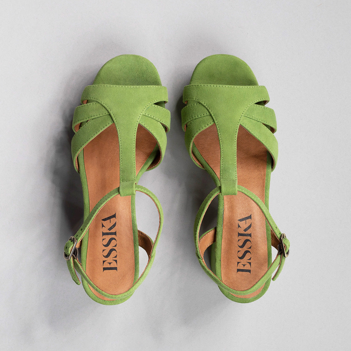 Charlie Moss Mid Sandal by Esska