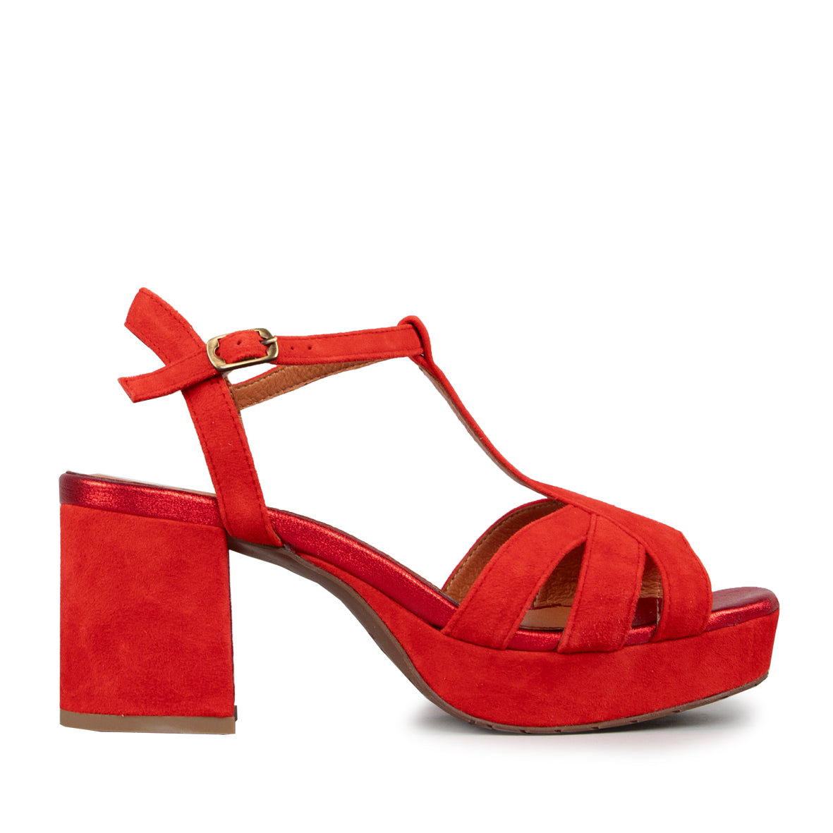 Charlie Red Suede