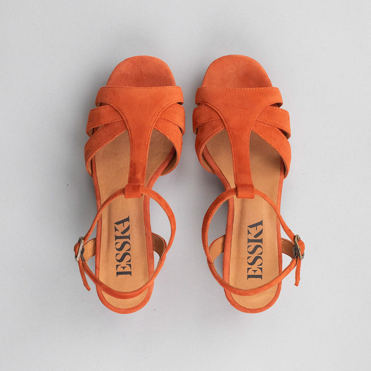 Charlie Rust Mid Sandal by Esska
