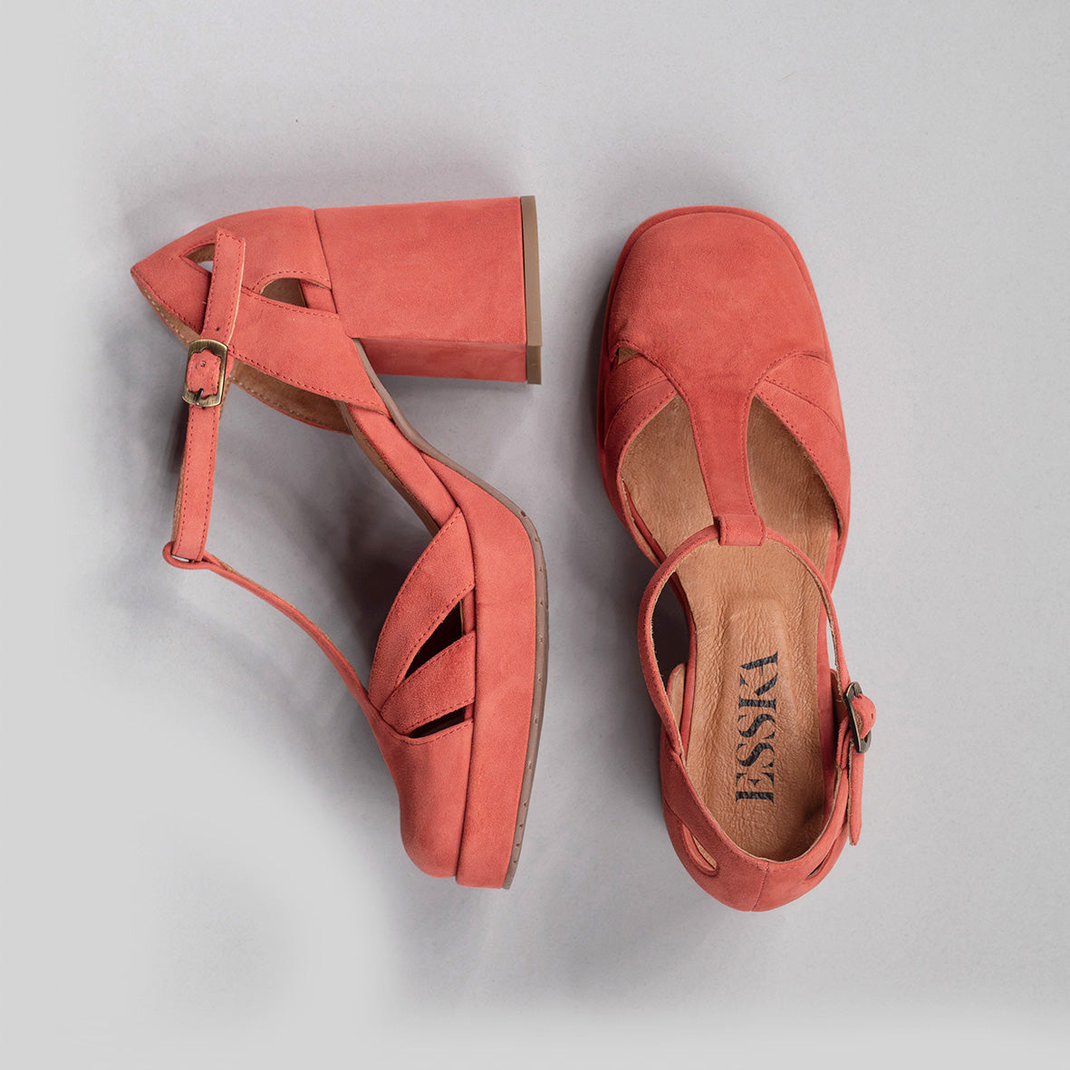 Chaza Coral Mid High Shoe by Esska
