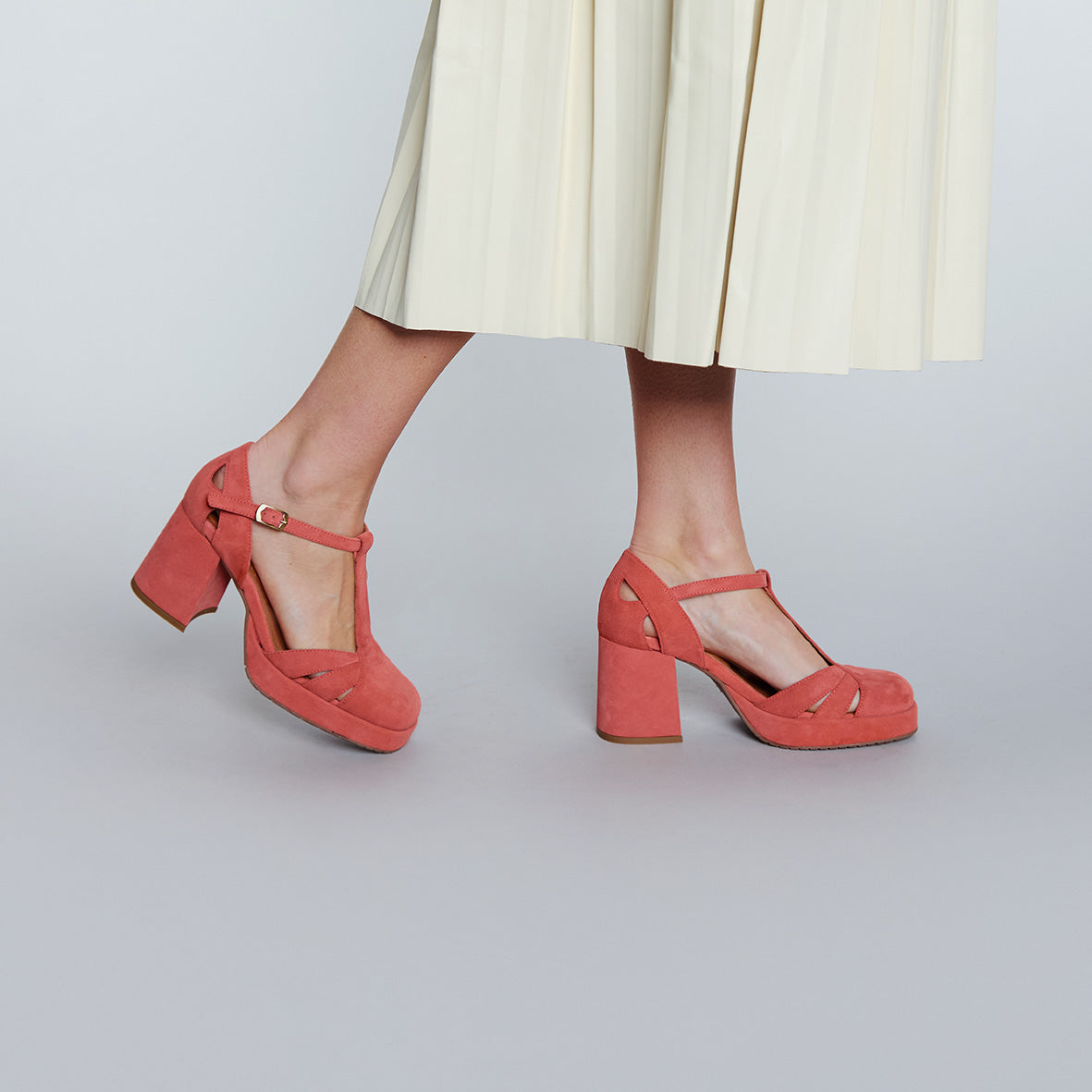 Chaza Coral Mid High Shoe by Esska