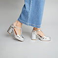 Chaza WIDE Embossed Silver