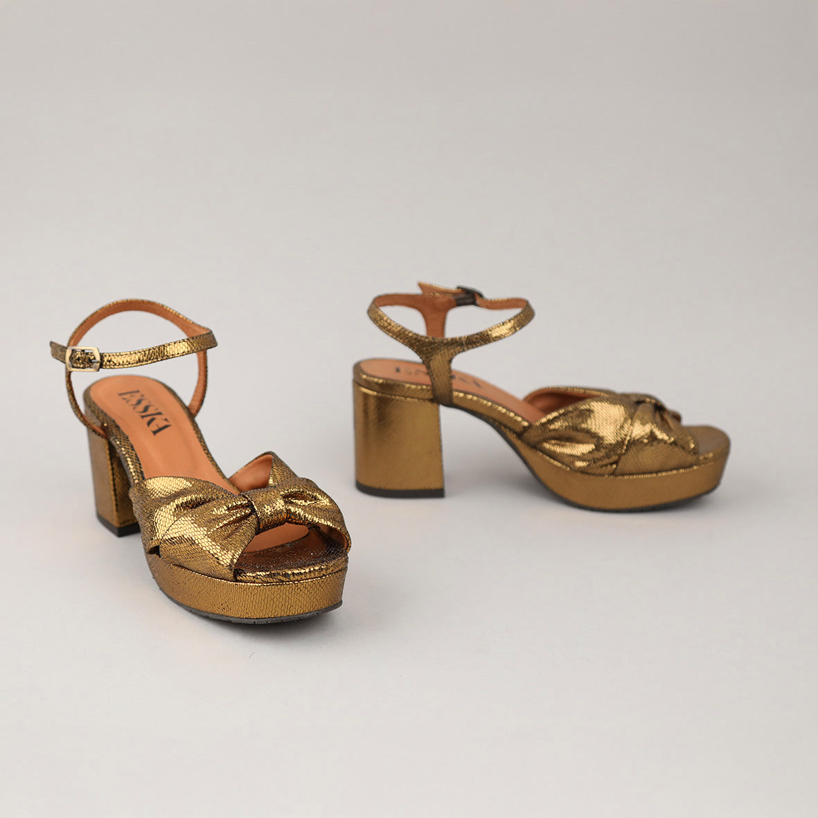 Chilli Gold Neptune Mid Sandal by Esska Shoes Ltd