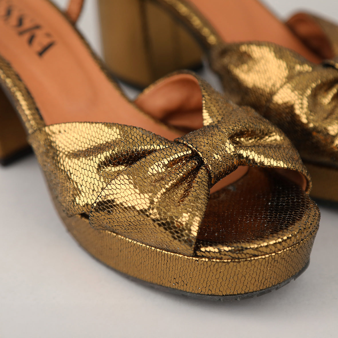 Chilli Gold Neptune Mid Sandal by Esska Shoes Ltd