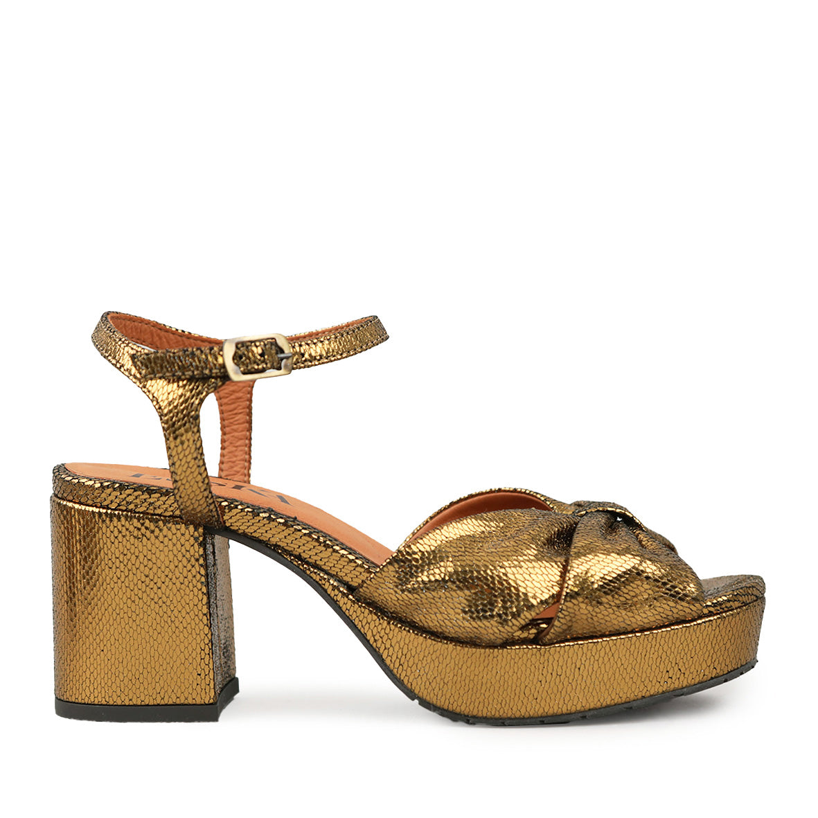 Chilli Gold Neptune Mid Sandal by Esska Shoes Ltd