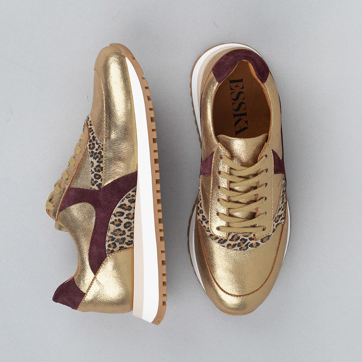 Cinda Gold Dust Trainer by Esska