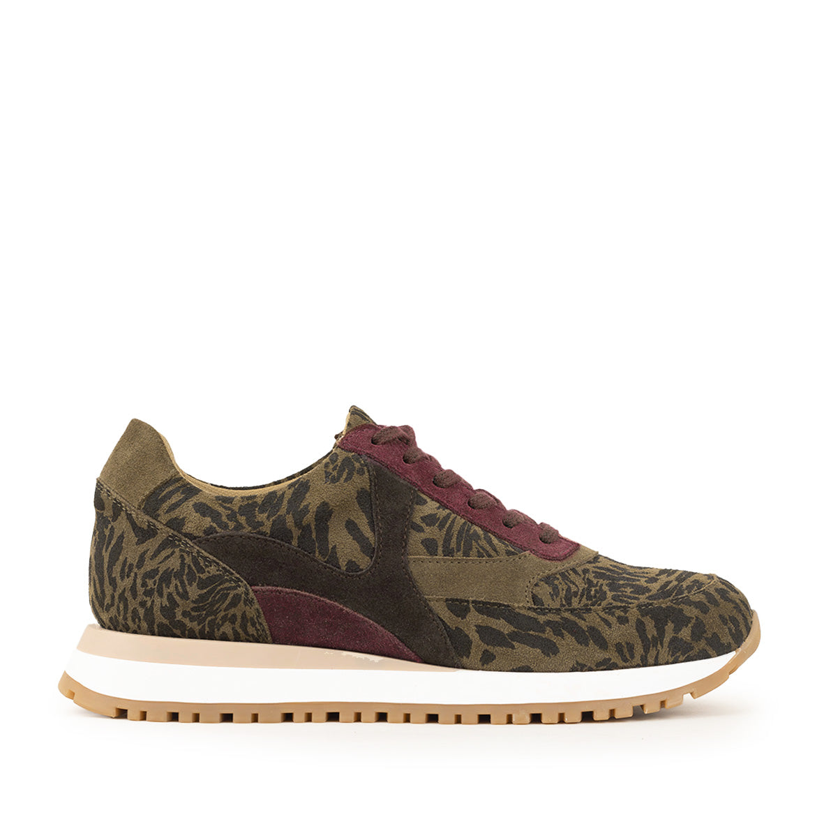 Cinda Khaki Leopard Trainer by Esska