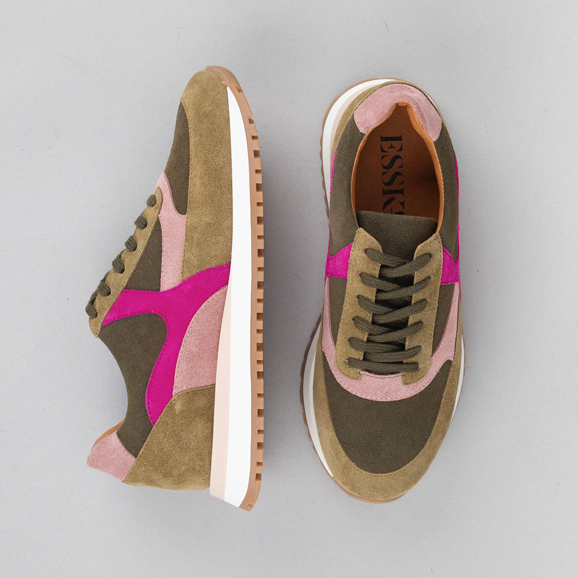 Cinda Olive Trainer by Esska