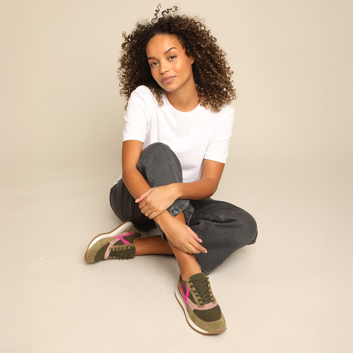 Cinda Olive Trainer by Esska