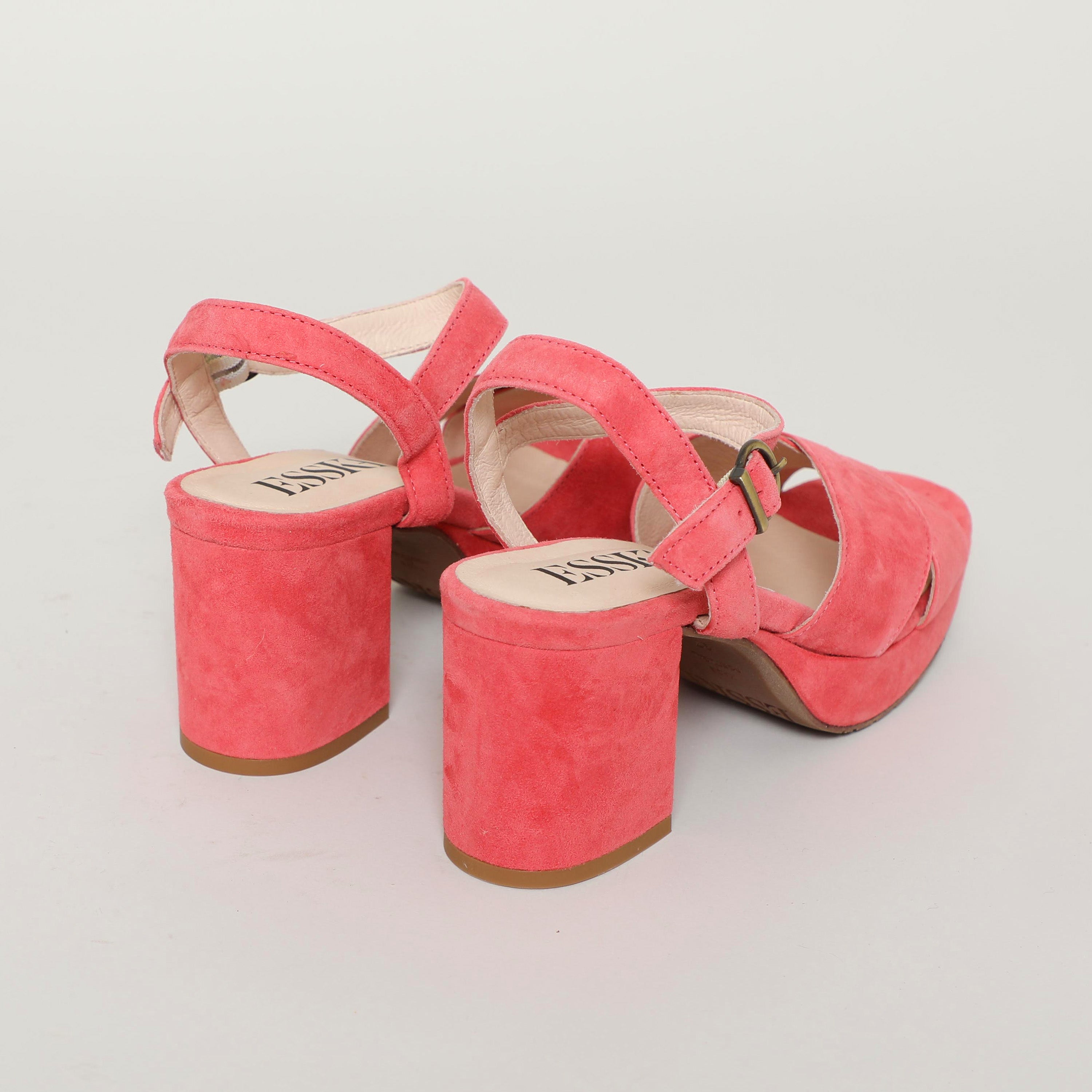 Clara Coral Mid Sandal by Esska