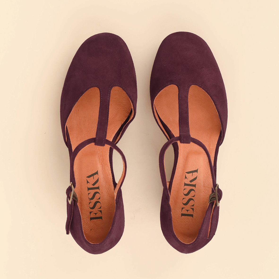 Colette Plum Mid Shoe by Esska