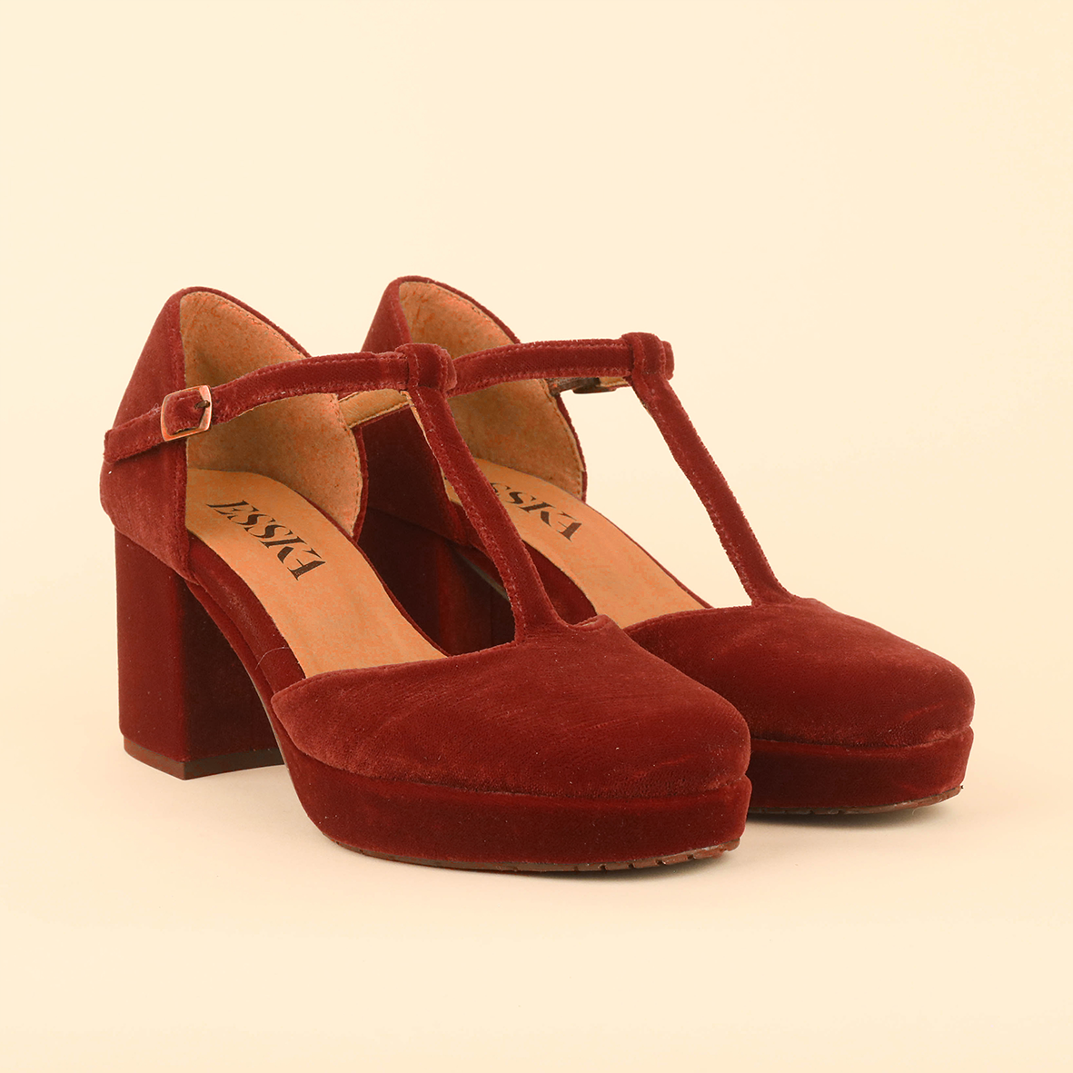Colette Velvet Burnt Orange