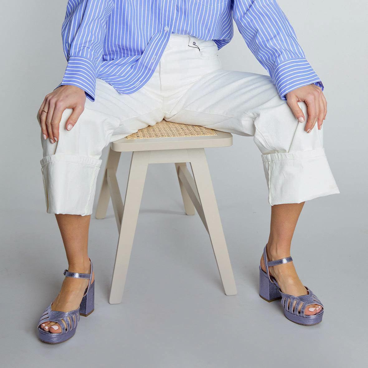 Cristi Metallic Indigo