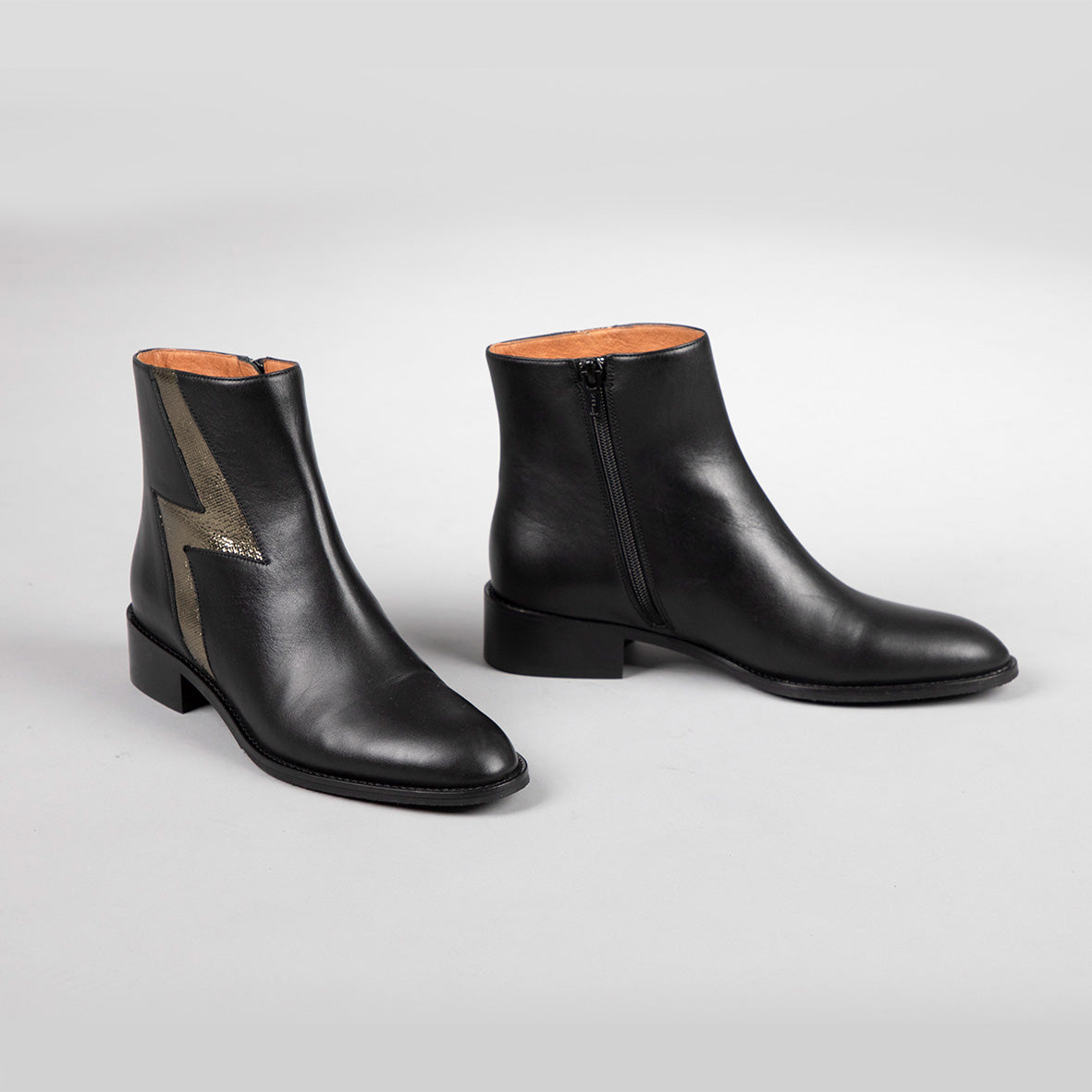 Dara Black Flat Boot by Esska